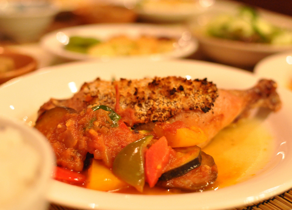 チキンのパン屋風