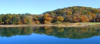 たんばらラベンダーパーク近くの玉原湖